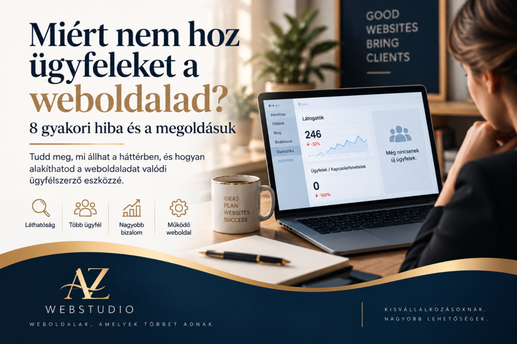 Ügyfélszerzés weboldallal: 8 gyakori hiba